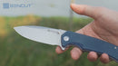 SENCUT Skarnax Flipper & Thumb Stud Knife Micarta Handle (3.79" 9Cr18MoV Blade) S24025-3