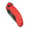 SENCUT Cybrix Thumb Stud & Flipper Knife Red Aluminum Handle (3.46" Black 9Cr18MoV Blade) S23098A - 3 - SENCUT