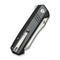 SENCUT Draxor Flipper & Thumb Stud Knife Gray / Black G10 Handle (3.7" Satin Finished 9Cr18MoV Blade) S24035 - 3 - SENCUT