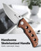 SENCUT Excalis Flipper & Thumb Stud Knife Guibourtia Wood Handle (2.97" Satin Finished 9Cr18MoV Blade) S23068 - 4