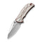 SENCUT Hyrax Flipper & Thumb Stud Knife Ivory / Red G10 Handle (3.3" Satin Finished 9Cr18MoV Blade) S23097 - 3