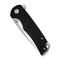 SENCUT Praktisk Thumb Stud & Flipper Knife Black Coarse G10 Handle (3.59" Satin Finished 9Cr18MoV Blade) S24019 - 1 - SENCUT