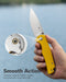 SENCUT Praktisk Thumb Stud & Flipper Knife G10 Handle (3.59" 9Cr18MoV Blade) S24019 - 2 - SENCUT