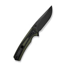 SENCUT Regnator Flipper & Thumb Stud Knife Green / Black G10 Handle (3.48" Black 9Cr18MoV Blade) S24057 - 2 - SENCUT