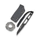 SENCUT TEXO Fixed Blade Knives Skeletonized One - Piece 1.97 Inches 9Cr18MoV Blade S23095 - 1 - SENCUT